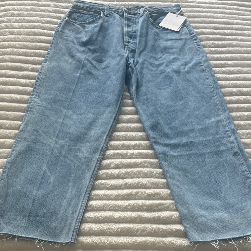 Etica Carine True Straight Cropped Desert Cliff Jeans